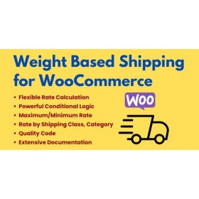 Expédition basée sur le poids pour WooCommerce Expédition basée sur le poids pour WooCommerce