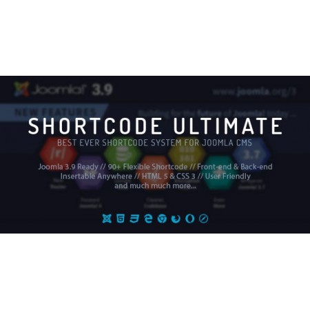 Plugin ultime Shortcode pour Joomla