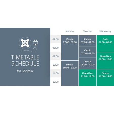 Calendrier réactif pour Joomla