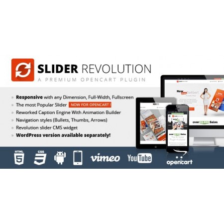 Slider Revolution Module Opencart