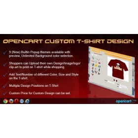 Conception de t shirts personnalis s OpenCart